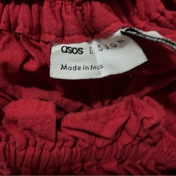 ASOS Red Ruffled Dress - Picture 5 of 6